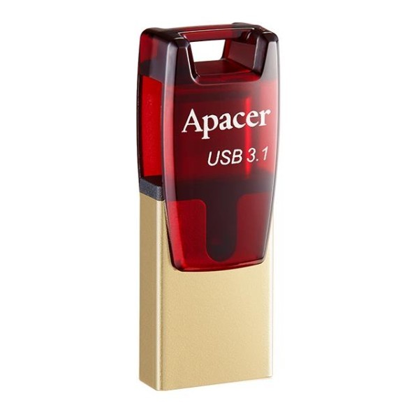 Φωτογραφία από USB 3.1 Gen & Type-C Dual Flash Drive AH180 64GB Red RP